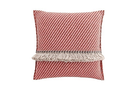 Подушка GL Diagonal almond-red 70x70