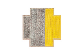 Ковер Mangas Space Plait желтый 160х160