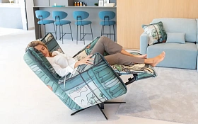 Кресло с реклайнером Simone