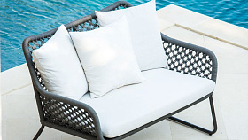 Диван двухместный Moma ANTHRACITE-CARBON