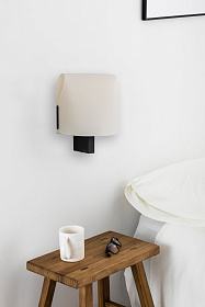 Настенный светильник Luang черный/бежевый