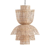 Подвесной светильник Plisse Rattan