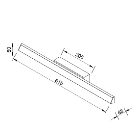 Настенный светильник LINEAL 8964