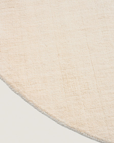 Empuries Круглый белый ковер Ø200 см