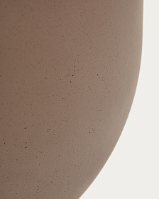 Уличный столик Garbet из коричневого бетона, диаметр 60 см