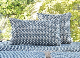 Подушка Raw синяя 70x40