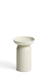 Уличный столик Arcola из алюминия экрю, диаметр 45 см