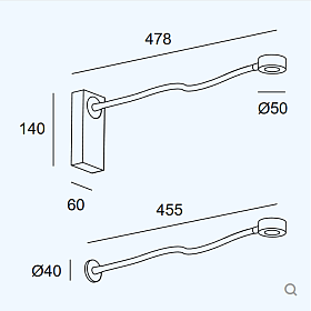 Бра Link Surface 05-7366-05-05