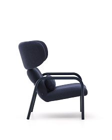 Кресло Inari синее из стали и полиэстра