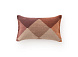 Подушка Diamond оранжевый-винный