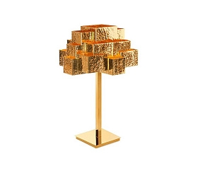 Настольная лампа Inspiring Trees Hammered Golden