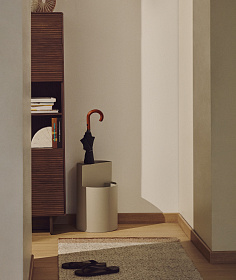 Atin Большая подставка для зонтов из бежевого металла