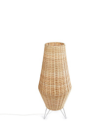 Настольная лампа из ротанга Kamaria среднего размера с натуральной отделкой