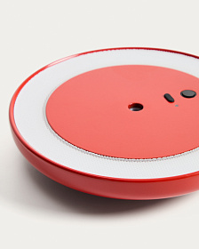 Портативный потолочный светильник Porte из красного алюминия Ø 16 см