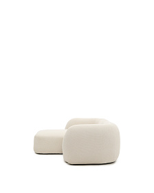 Модульный 2-местный диван Martina в экрю шенилле с левым шезлонгом 230 см