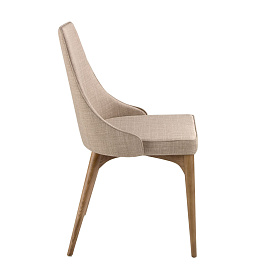 Стул Calidez DC631 /4032 с обивкой из ткани и ножками цвета ореха
