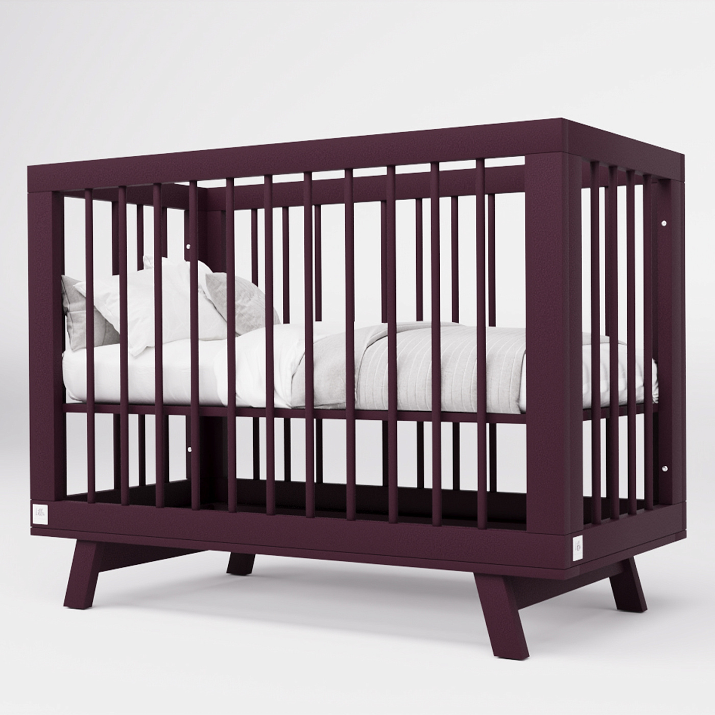 Кроватка для новорожденного Lillaland - модель Lilla Aria Italian Plum