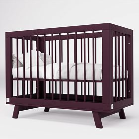 Кроватка для новорожденного Lillaland - модель Lilla Aria Italian Plum