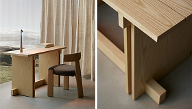 Письменный стол Rak натуральный ясень