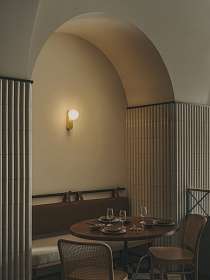 Бра Perlina LED 8.8W SW 2700-3000-4000K DALI-2 Матовое золото 391lm