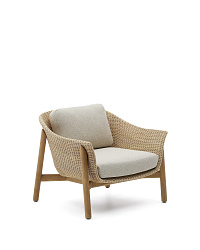 Кресло Galea из тикового дерева и синтетического ротанга