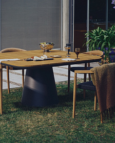 Tudons Садовый стол из алюминия серого цвета