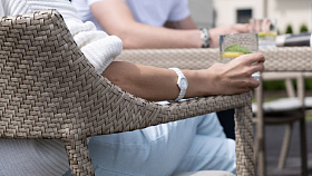 Кресло обеденное Plank Calderan SEASHELL