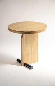 Столик Nova 1 дуб-графитовый металл