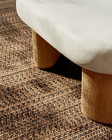 Журнальный столик Labra из цемента и акации 140 x 70 см