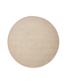 Ковер Despas из синтетического волокна цвета экрю Ø150см