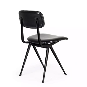 Стул черный Sabina из экокожи