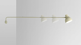 Бра Blux System W40 бежевое