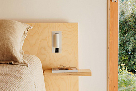 GABO Бра с ридером USB белое LED 4W 2700K