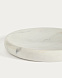 Поднос Obena из белого мрамора Ø 25 см