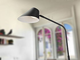 Esino Настольная лампа1L черная