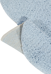 Ковер облако с подушкой (голубое) 110*170