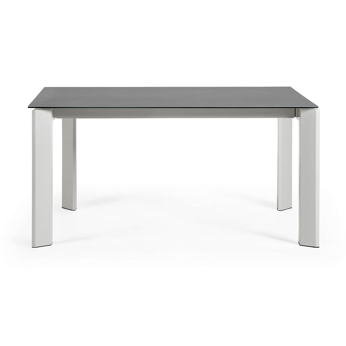 Стол Atta 160 (220) x90 серый керамический