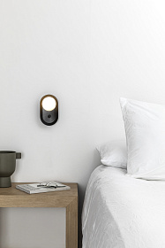 Черный настенный светильник Maya LED 8W 2700K