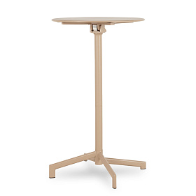 Высокий круглый стол Lianis цвета капучино