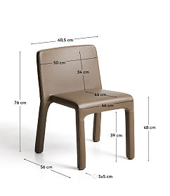 Стул Loria в обивке из искусственной кожи