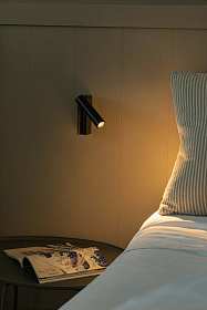 Бра с ридером CRONOS LECTOR NEGRO LED 4W 2700K