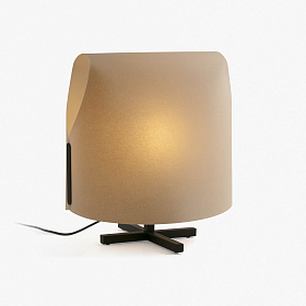 Настольная лампа Luang M черного/верблюжьего цвета 1XE27