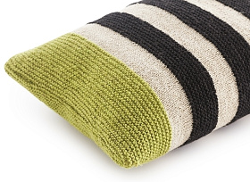 Подушка Rustic Chic Geo. фисташковая 70x40