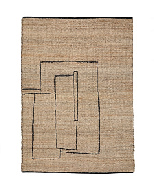 Ковер Velira из джута с графическим рисунком 200 x 300 см