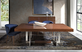 Прямоугольный обеденный стол CITY CT0008 раздвижной