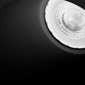 Встраиваемый светильник Fresh черный GU10