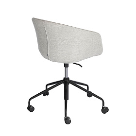Офисный поворотный стул Yvette светло-серый