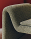 Кресло Melvia из зеленого шенилла