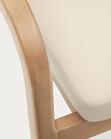 Malaret Стул из массива эвкалипта и белого шнура