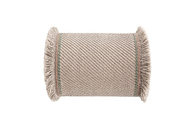 Подушка-ролл GL Diagonal миндальный-слоновая кость большая